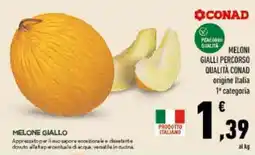 Conad Meloni Gialli Percorso Qualità Conad offerta