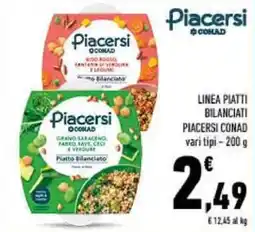 Conad Piacersi CONAD Piatto Bilanciato offerta
