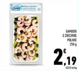 Conad Gamberi e Zucchine Polare offerta