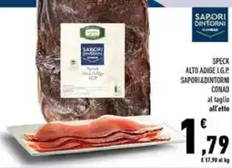 Conad Speck Alto Adige I.G.P. SAPORI&DINTORNI CONAD offerta