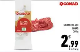 Conad Salame Milano CONAD offerta