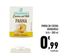 Conad Panna da cucina Granarolo offerta