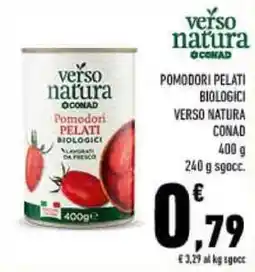 Conad Pomodori pelati biologici Verso Natura offerta