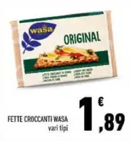 Conad FETTE CROCCANTI WASA offerta