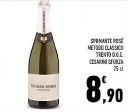 Conad Spumante Rosé Cesarinisforza offerta