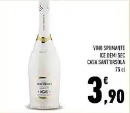 Conad Vino Spumante Ice Demi Sec Casa Sant'Orsola offerta