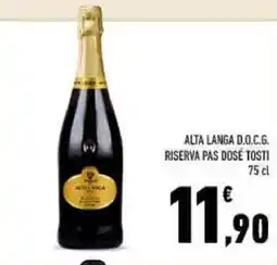Conad ALTA LANGA D.O.C.G. RISERVA PAS DOSÉ TOSTI offerta