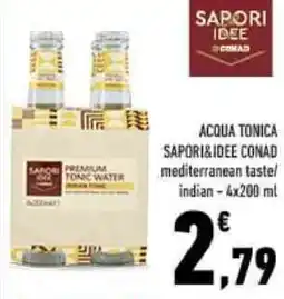 Conad ACQUA TONICA SAPORI&IDEE CONAD offerta