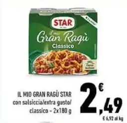 Conad IL MIO GRAN RAGÙ STAR offerta