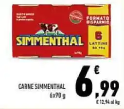 Conad CARNE SIMMENTHAL offerta