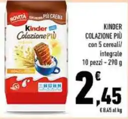 Conad Kinder Colazione Più offerta