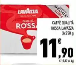 Conad Caffè Qualità Rossa Lavazza offerta