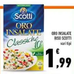 Conad Oro Insalate Riso Scotti offerta