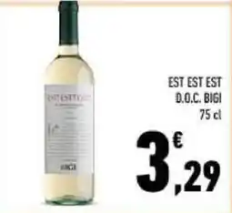 Conad EST EST EST D.O.C. BIGI offerta