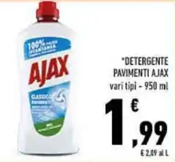 Conad Detergente Pavimenti Ajax offerta