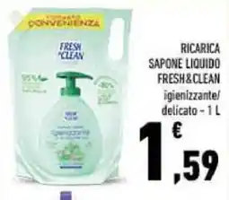 Conad SAPONE LIQUIDO FRESH&CLEAN offerta