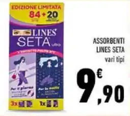 Conad ASSORBENTI LINES SETA offerta