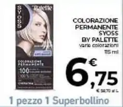 Conad Colorazione permanente Syoss by Palette offerta