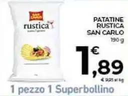Conad Patatine Rustica San Carlo offerta