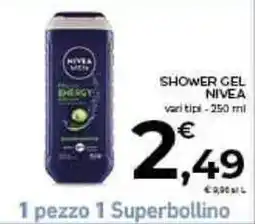 Conad SHOWER GEL NIVEA offerta