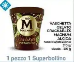 Conad Vaschetta gelato crackables magnum algida offerta