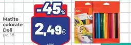 Coop Matite colorate Deli offerta