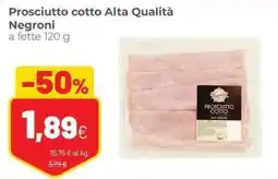 Coop Prosciutto cotto Negroni offerta