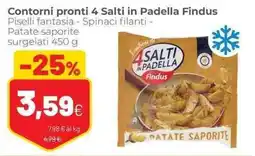 Coop Contorni pronti 4 Salti in Padella Findus offerta