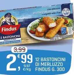 A&O 12 BASTONCINI DI MERLUZZO FINDUS offerta