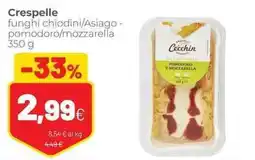 Coop Crespelle Cecchin pomodoro e mozzarella offerta
