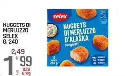 A&O Nuggets di merluzzo Selex offerta