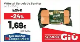 Coop Würstel Servelade Senfter offerta