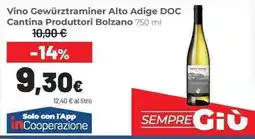 Coop Vino Gewürztraminer Alto Adige DOC Cantina Produttori Bolzano offerta