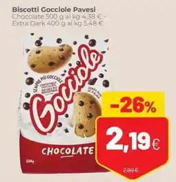 Coop Biscotti Gocciolè Pavesi offerta