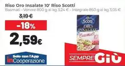 Coop Riso Oro Insalate 10' Riso Scotti offerta