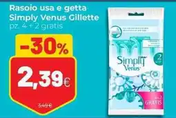 Coop Rasoio usa e getta Simply Venus Gillette offerta