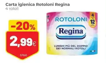 Coop Carta igienica Rotoloni Regina offerta