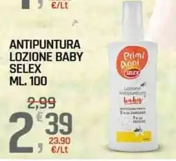 A&O Antipuntura lozione baby Selex offerta