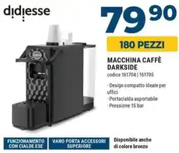 Sinergy didiesse Macchina caffè darkside offerta
