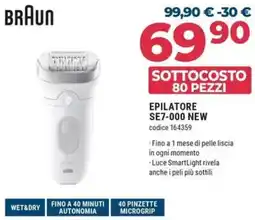 Sinergy BRAUN EPILATORE SE7-000 NEW offerta