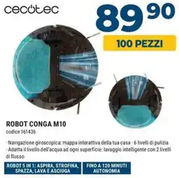 Sinergy Cecotec ROBOT CONGA M10 offerta