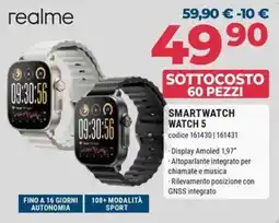 Sinergy realme SMARTWATCH WATCH 5 offerta