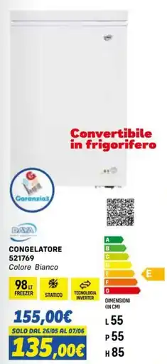 Orizzonte Daya congelatore 521769 offerta