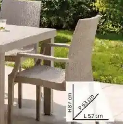 Brico Io Poltrona rattan bistrot offerta