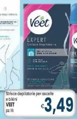 A&O Strisce depilatorie per ascelle e bikini Veet offerta