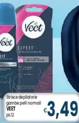 A&O Strisce depilatorie gambe pelli normali Veet offerta