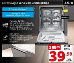 Comet SAMSUNG Lavastoviglie Serie 5 DW60CG530B00ET offerta