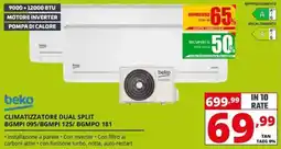Comet beko CLIMATIZZATORE DUAL SPLIT BGMPI 095/BGMPI 125/ BGMPO 181 offerta