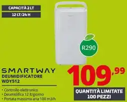 Comet Smartway deumidificatore WDY512 offerta