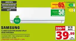 Comet Samsung climatizzatore mono split AR30 panarea offerta